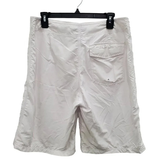 Oakley Men's White Recycled Polyester Flat Front Hybrid Amphibian Shorts Size 32 - Picture 8 of 8